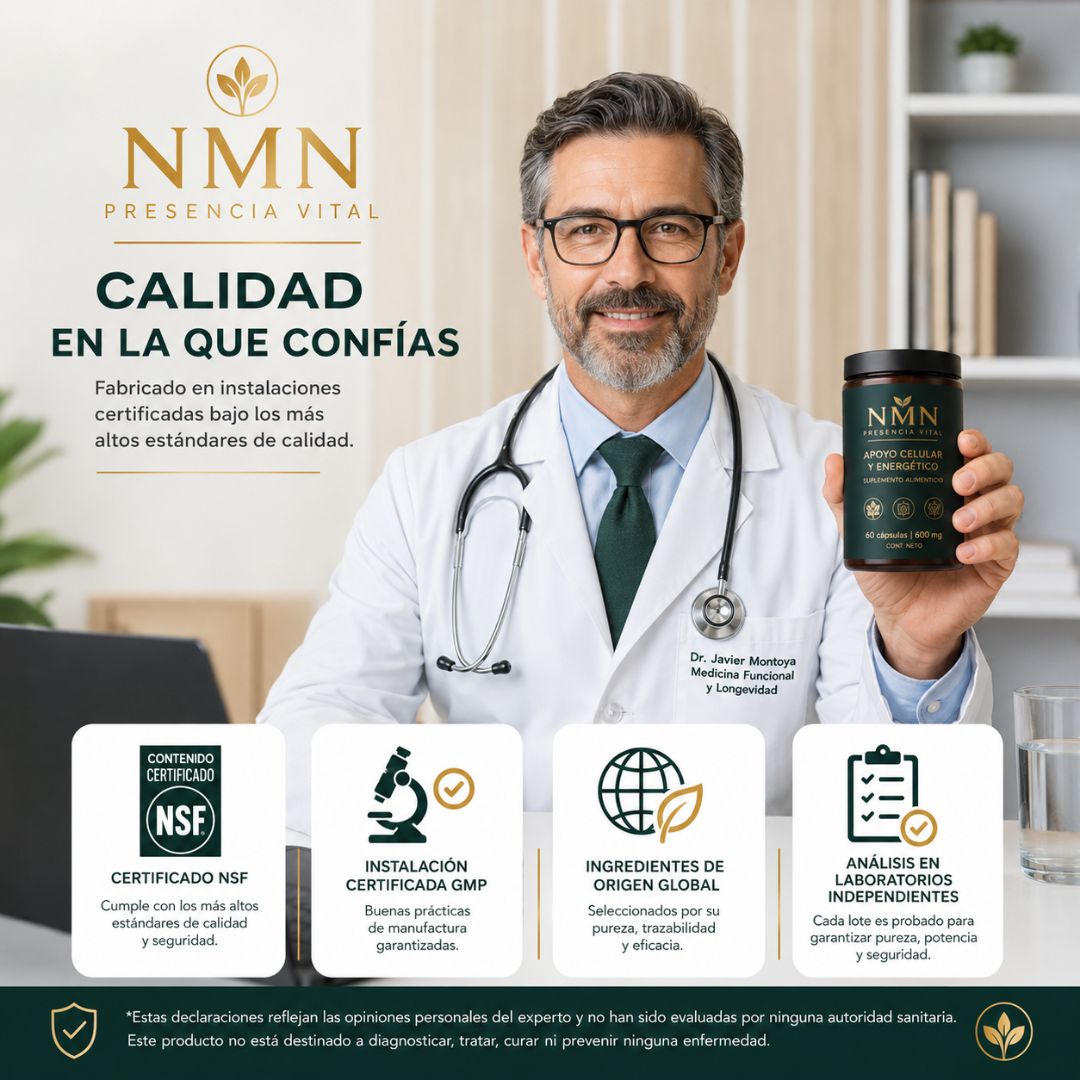 Presencia Vital NMN – Vitalidad Celular Avanzada